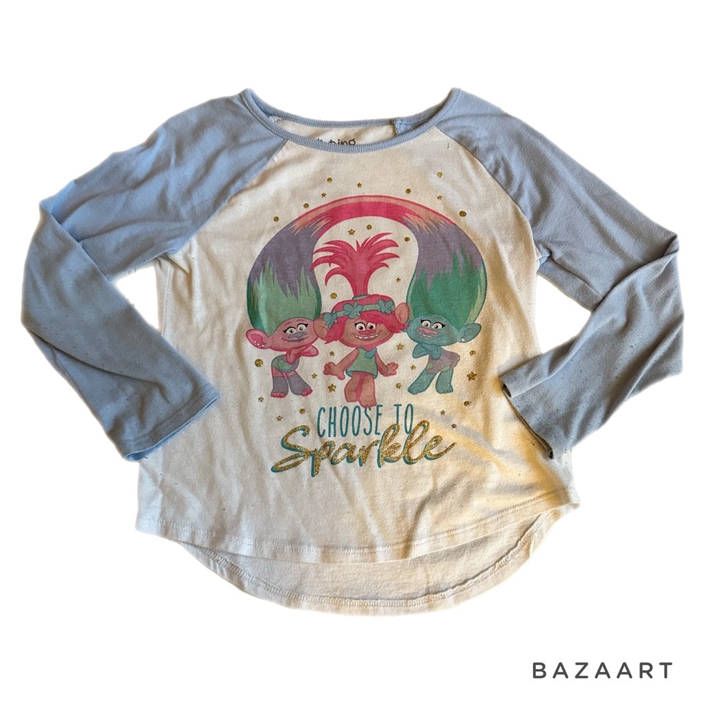 Trolls Baseball T | Size 5T | GUC with small imperfection (see photo)